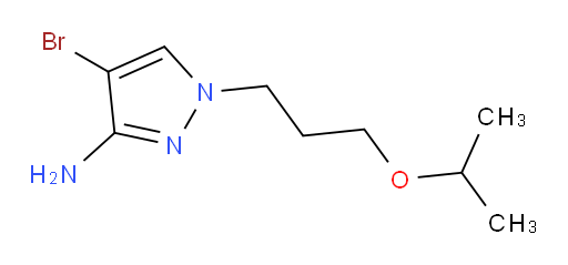 4-bromo-1-[3-(propan-2-yloxy)propyl]-1H-pyrazol-3-amine