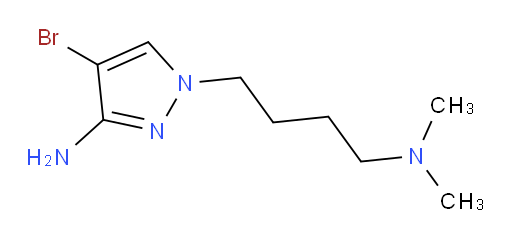 4-bromo-1-[4-(dimethylamino)butyl]-1H-pyrazol-3-amine
