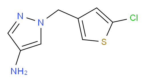 1-[(5-chlorothiophen-3-yl)methyl]-1H-pyrazol-4-amine