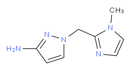 1-[(1-methyl-1H-imidazol-2-yl)methyl]-1H-pyrazol-3-amine