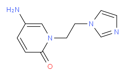 5-amino-1-[2-(1H-imidazol-1-yl)ethyl]-1,2-dihydropyridin-2-one