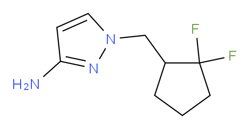 1-[(2,2-difluorocyclopentyl)methyl]-1H-pyrazol-3-amine