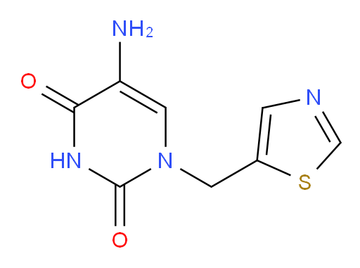 5-amino-1-[(1,3-thiazol-5-yl)methyl]-1,2,3,4-tetrahydropyrimidine-2,4-dione