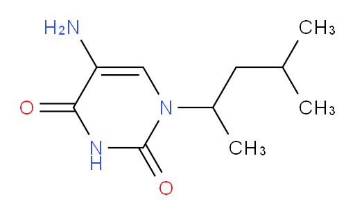 5-amino-1-(4-methylpentan-2-yl)-1,2,3,4-tetrahydropyrimidine-2,4-dione