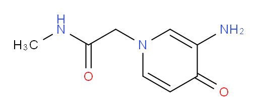 2-(3-amino-4-oxo-1,4-dihydropyridin-1-yl)-N-methylacetamide