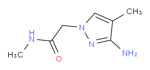 2-(3-amino-4-methyl-1H-pyrazol-1-yl)-N-methylacetamide
