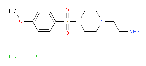 2-[4-(4-methoxybenzenesulfonyl)piperazin-1-yl]ethan-1-amine dihydrochloride