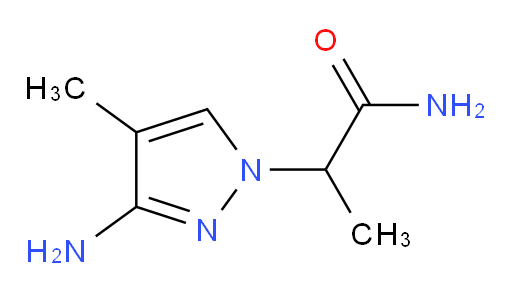 2-(3-amino-4-methyl-1H-pyrazol-1-yl)propanamide