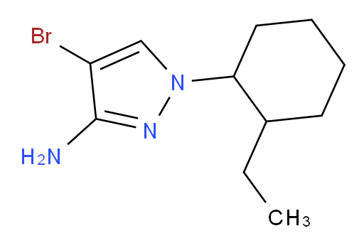 4-bromo-1-(2-ethylcyclohexyl)-1H-pyrazol-3-amine
