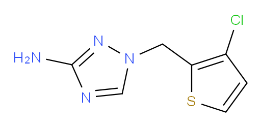 1-[(3-chlorothiophen-2-yl)methyl]-1H-1,2,4-triazol-3-amine