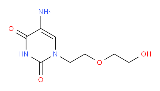 5-amino-1-[2-(2-hydroxyethoxy)ethyl]-1,2,3,4-tetrahydropyrimidine-2,4-dione