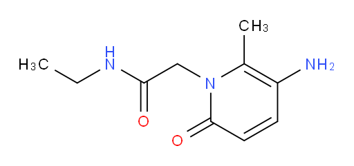 2-(5-amino-6-methyl-2-oxo-1,2-dihydropyridin-1-yl)-N-ethylacetamide