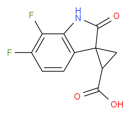 6',7'-difluoro-2'-oxo-1',2'-dihydrospiro[cyclopropane-1,3'-indole]-3-carboxylic acid
