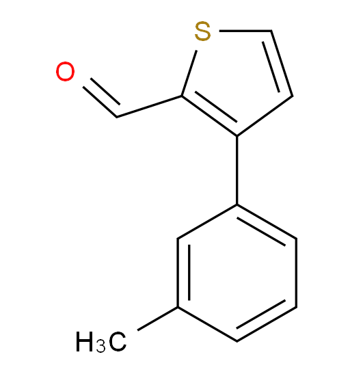 3-(3-methylphenyl)thiophene-2-carbaldehyde