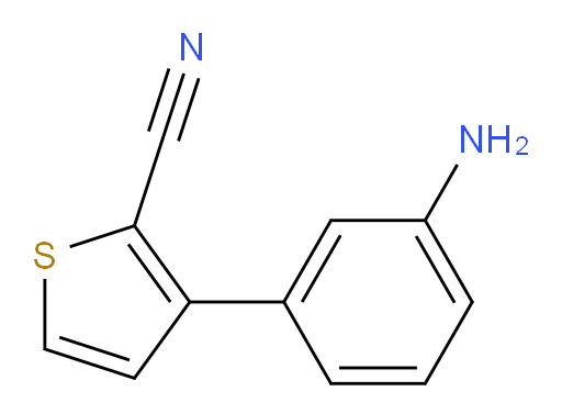 3-(3-aminophenyl)thiophene-2-carbonitrile