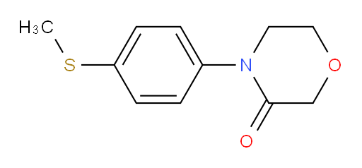 4-[4-(methylsulfanyl)phenyl]morpholin-3-one
