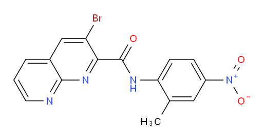 3-bromo-N-(2-methyl-4-nitrophenyl)-1,8-naphthyridine-2-carboxamide