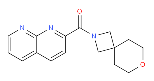 (1,8-naphthyridin-2-yl)(7-oxa-2-azaspiro[3.5]nonan-2-yl)methanone