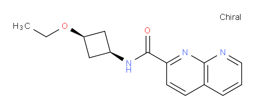N-((1s,3s)-3-ethoxycyclobutyl)-1,8-naphthyridine-2-carboxamide