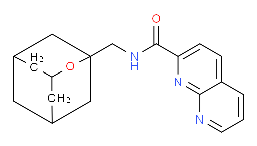 N-(2-oxaadamantan-1-ylmethyl)-1,8-naphthyridine-2-carboxamide