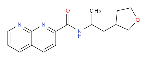 N-(1-(tetrahydrofuran-3-yl)propan-2-yl)-1,8-naphthyridine-2-carboxamide