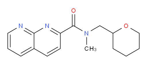 N-methyl-N-((tetrahydro-2H-pyran-2-yl)methyl)-1,8-naphthyridine-2-carboxamide
