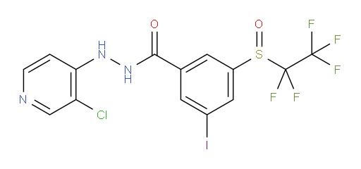 N'-(3-chloropyridin-4-yl)-3-iodo-5-((perfluoroethyl)sulfinyl)benzohydrazide