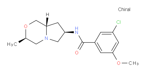 rel-3-chloro-5-methoxy-N-((3R,7R,8aS)-3-methylhexahydro-1H-pyrrolo[2,1-c][1,4]oxazin-7-yl)benzamide