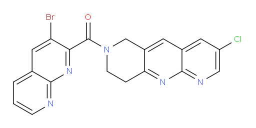 (3-bromo-1,8-naphthyridin-2-yl)(3-chloro-8,9-dihydropyrido[2,3-b][1,6]naphthyridin-7(6H)-yl)methanone