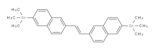(E)-1,2-bis(6-(trimethylstannyl)naphthalen-2-yl)ethene