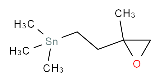 trimethyl(2-(2-methyloxiran-2-yl)ethyl)stannane