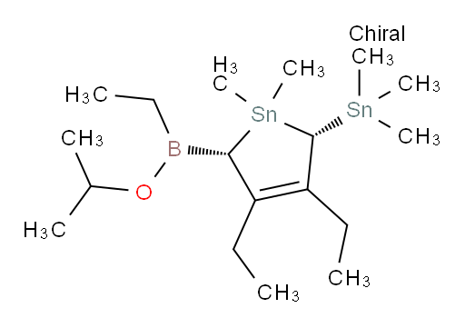 (2S,5S)-3,4-diethyl-2-(ethyl(isopropoxy)boryl)-1,1-dimethyl-5-(trimethylstannyl)-2,5-dihydro-1H-stannole