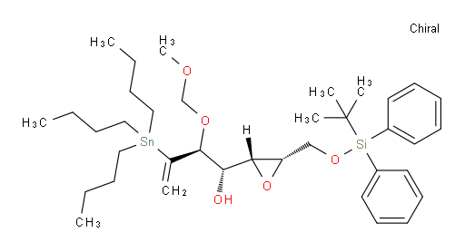 (1S,2S)-1-((2R,3S)-3-(((tert-butyldiphenylsilyl)oxy)methyl)oxiran-2-yl)-2-(methoxymethoxy)-3-(tributylstannyl)but-3-en-1-ol