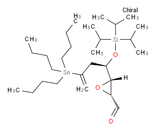 (2R,3S)-3-((R)-3-(tributylstannyl)-1-((triisopropylsilyl)oxy)but-3-en-1-yl)oxirane-2-carbaldehyde