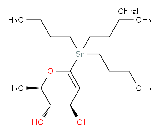 (2R,3S,4R)-2-methyl-6-(tributylstannyl)-3,4-dihydro-2H-pyran-3,4-diol