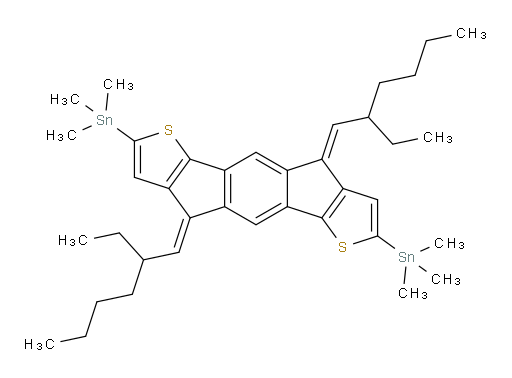 ((4Z,9Z)-4,9-bis(2-ethylhexylidene)-4,9-dihydro-s-indaceno[1,2-b:5,6-b']dithiophene-2,7-diyl)bis(trimethylstannane)