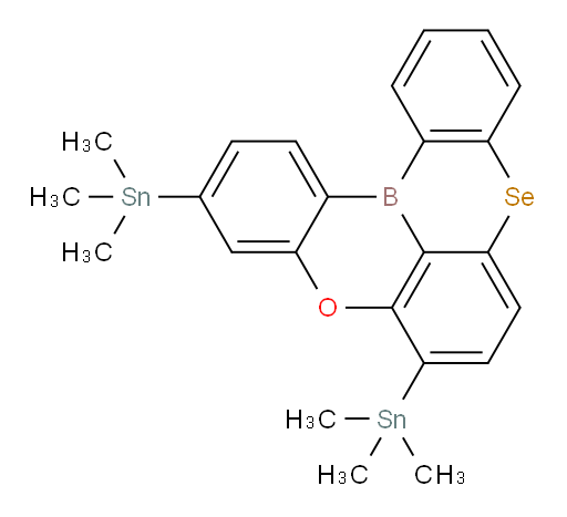 5-oxa-9-selena-13b-boranaphtho[3,2,1-de]anthracene-3,6-diylbis(trimethylstannane)