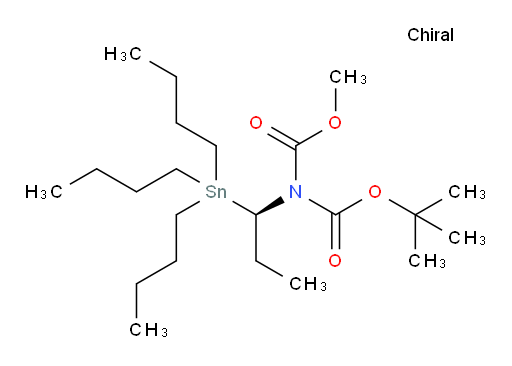 Imidodicarbonic acid, [(1R)-1-(tributylstannyl)propyl]-, 1,1-dimethylethyl methyl ester