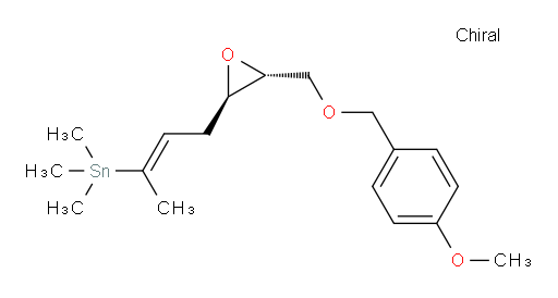 ((E)-4-((2R,3R)-3-(((4-methoxybenzyl)oxy)methyl)oxiran-2-yl)but-2-en-2-yl)trimethylstannane
