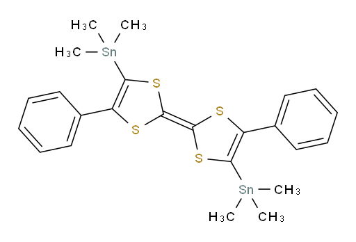 (E)-(5,5'-diphenyl-[2,2'-bi(1,3-dithiolylidene)]-4,4'-diyl)bis(trimethylstannane)