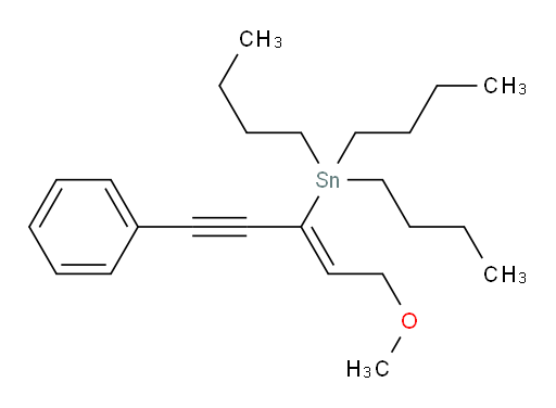 (Z)-三丁基(5-甲氧基-1-苯基戊-3-烯-1-炔-3-基)锡烷