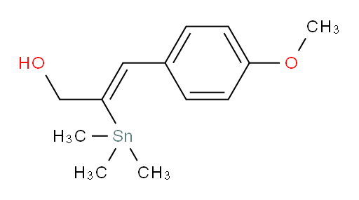 (Z)-3-(4-甲氧基苯基)-2-(三甲基锡基)丙-2-烯-1-醇