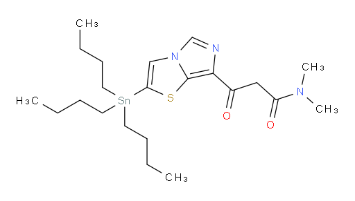 N,N-二甲基-3-氧代-3-(2-(三丁基锡基)咪唑并[5,1-b]噻唑-7-基)丙酰胺
