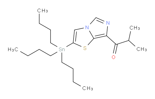2-甲基-1-(2-(三丁基锡基)咪唑并[5,1-b]噻唑-7-基)丙-1-酮