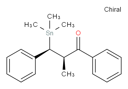 (2R,3S)-2-甲基-1,3-二苯基-3-(三甲基锡基)丙-1-酮