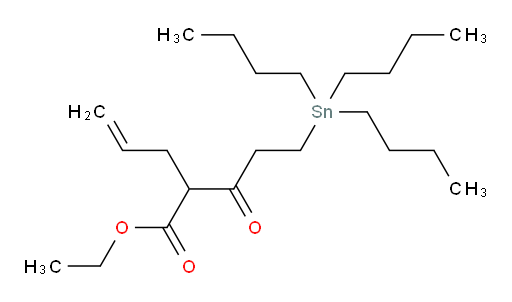 乙基 2-(3-(三丁基锡基)丙酰)戊-4-烯酸酯