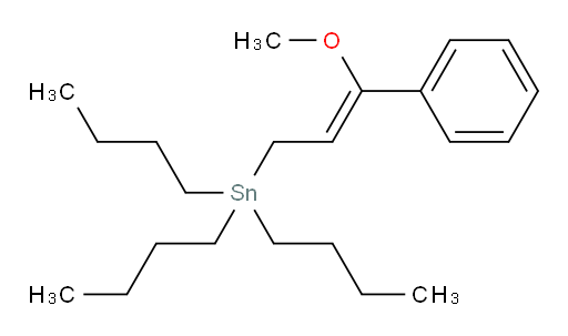 (Z)-三丁基(3-甲氧基-3-苯基烯丙基)锡烷