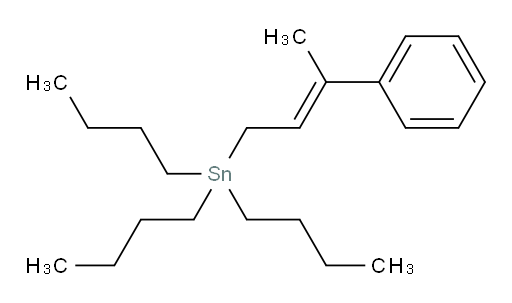 (E)-三丁基(3-苯基丁-2-烯-1-基)锡烷