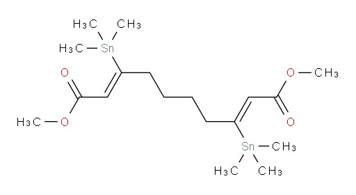 (2Z,8Z)-二甲基 3,8-双(三甲基锡基)十-2,8-二烯二酸酯