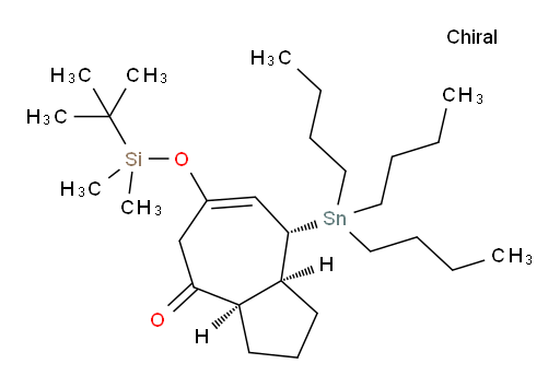(3aR,8R,8aS)-6-((叔丁基二甲基sil氧基))-8-(三丁基锡基)-1,2,3,3a,8,8a-六氢薁-4(5H)-酮